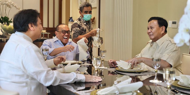 Pertemuan Prabowo Subianto dengan Airlangga Hartarto dan Aburizal Bakrie/Ist