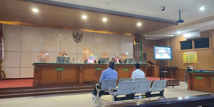 Sidang tuntutan Yosep Parera dan Eko Suparno di PN Bandung/Ist
