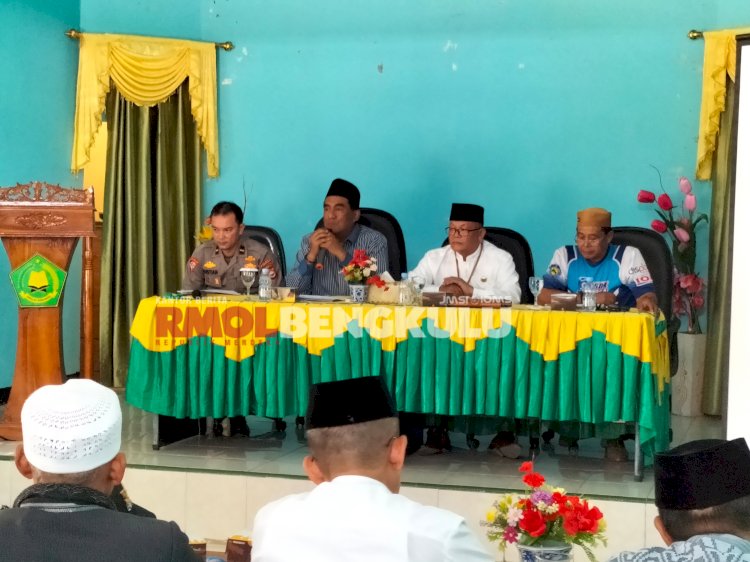 Kepala Kemenag Lebong, Arief Azizi saat menyampaikan skenario pemberangkatan CJH Kabupaten Lebong/RMOLBengkulu