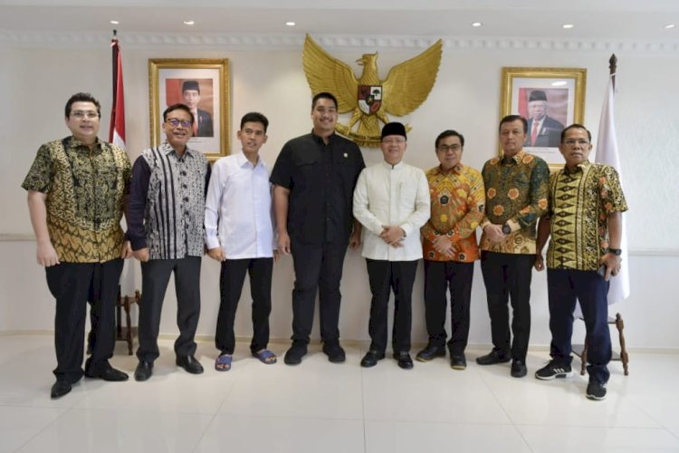 Gubernur Bengkulu, Rohidin Mersyah dan Menpora/Ist