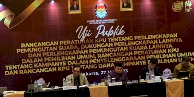 Uji publik Rancangan Peraturan KPU di Hotel Grand Mercure Harmoni, Jalan Hayam Wuruk, Jakarta/RMOL