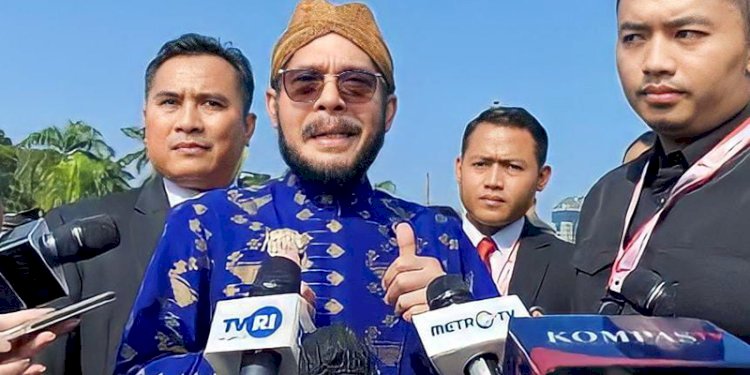 Ketua MK Anwar Usman ditemui usai mengikuti upacara hari lahir Pancasila di Silang Monas/RMOL