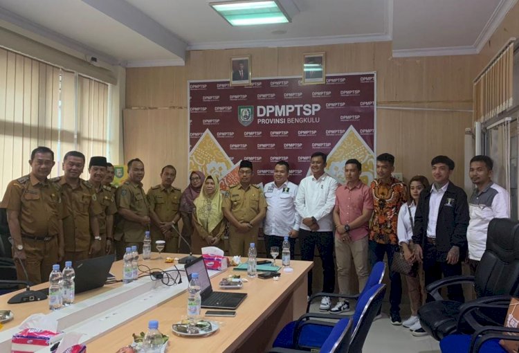 Penilaian kinerja Dinas Penanaman Modal Pelayanan Terpadu Satu Pintu (DPMPTSP) Provinsi Bengkulu, Senin (5/6)/Ist