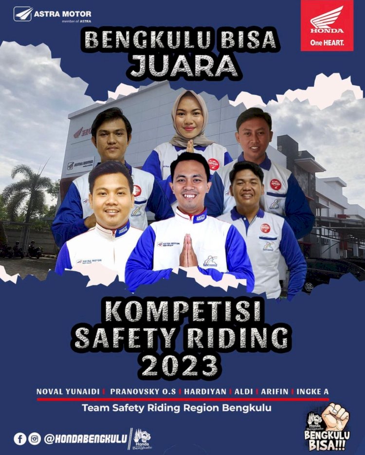 Enam Wakil Astra Motor Bengkulu Ikut Kompetisi Safety Riding Tingkat Nasional/Ist