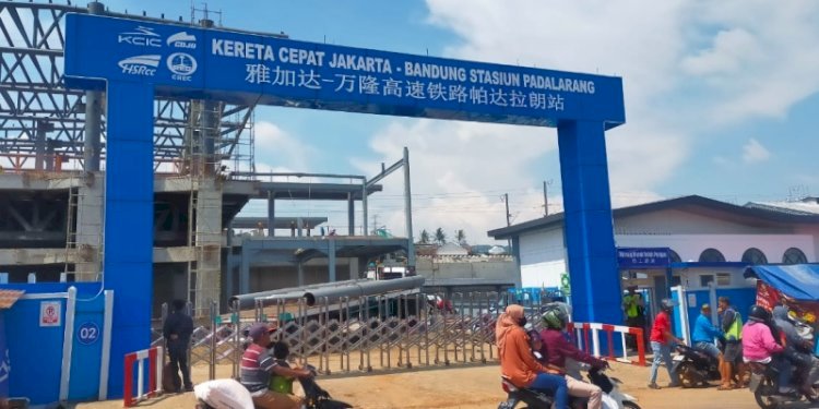 Stasiun Kereta Cepat Jakarta Bandung di Padalarang, Jawa Barat/RMOL