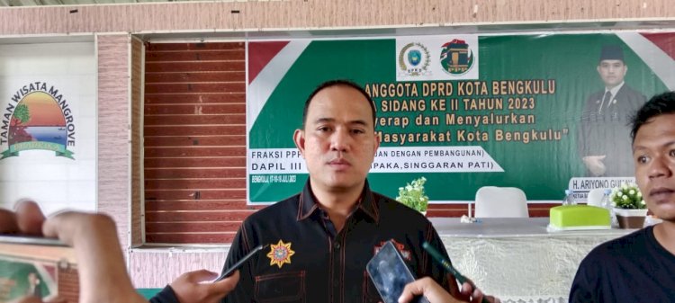 Anggota Komisi II DPRD Kota Bengkulu Ariyono Gumay