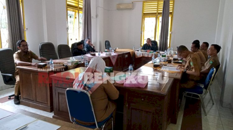 Rapat yang digelar di ruang rapat Komisi III DPRD Lebong/RMOLBengkulu
