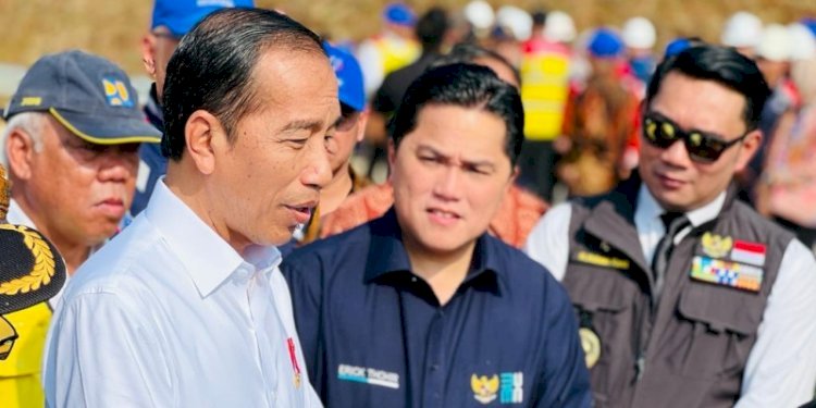 Presiden Joko Widodo saat meresmikan Jalan Tol Ciawi-Sukabumi ruas Cigombong-Cibadak/Ist