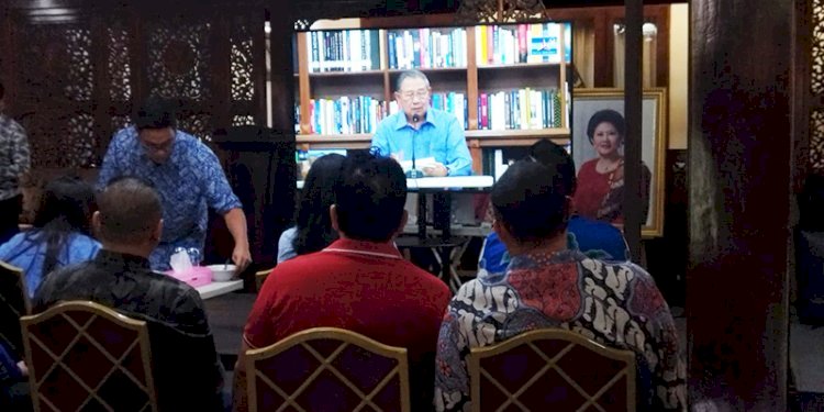 Ketua Majelis Tinggi Partai Demokrat, Susilo Bambang Yudhoyono (SBY) memimpin rapat penentuan nasib Demokrat untuk berkoalisi/RMOL