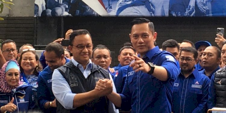 Anies Baswedan bersama Agus Harimurti Yudhoyono (AHY)/Net