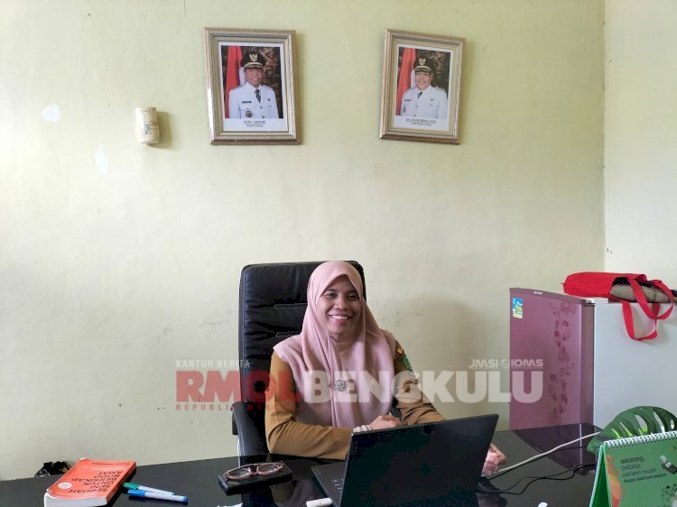 Kadis Ketahanan Pangan Kabupaten Lebong, Tina Herlina/RMOLBengkulu