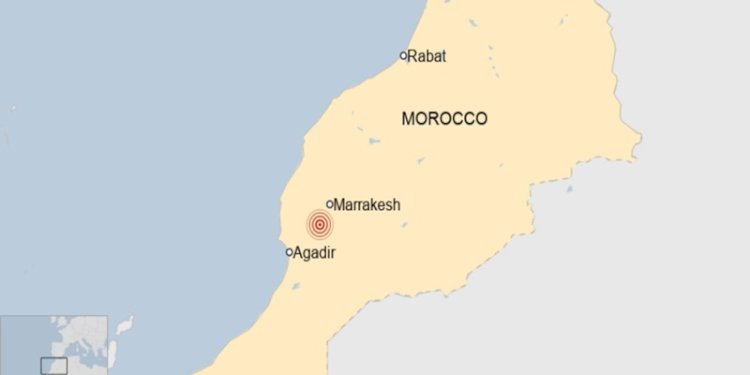 Pusat gempa Maroko/Net