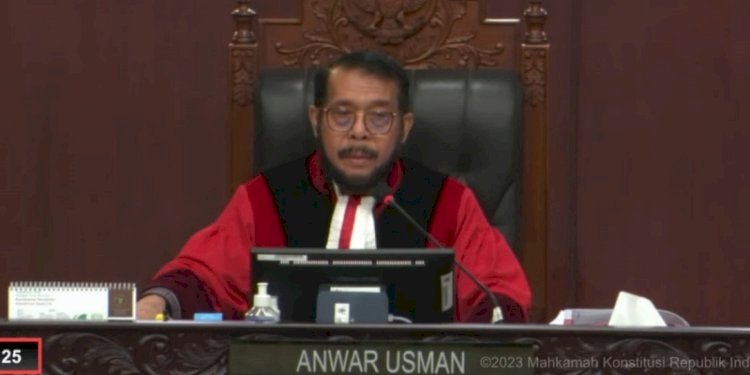 Ketua MK Anwar Usman/ist