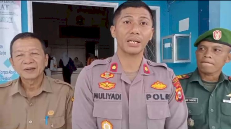 Ketua UPP Saber Pungli Kabupaten Lebong, Kompol Mulyadi MR saat berbincang kepada wartawan, kemarin (14/11)/RMOLBengkulu