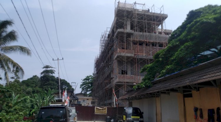 Pembangunan Salah Satu Gedung Di RSUD M Yunus Bengkulu Yang Menelan Anggaran Mencapai Rp 30,7 Miliar