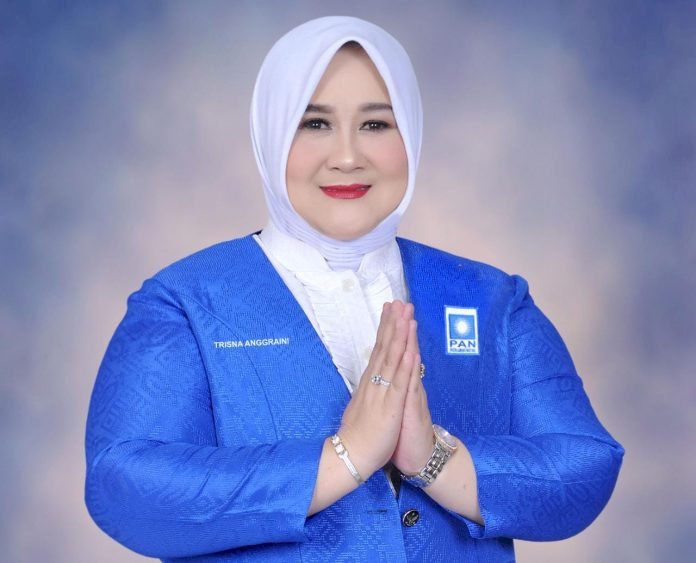 Ketua IWAPI Provinsi Bengkulu dan Caleg DPR RI Dapil Provinsi Bengkulu, Trisna Anggraini. 