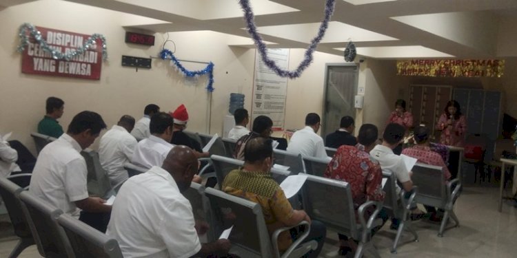 24 tahanan KPK mengikuti kebaktian Natal di Rutan/Ist
