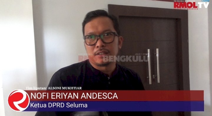 Ketua DPRD Seluma, Nofi Eriyan Andesca/Tangkap layar