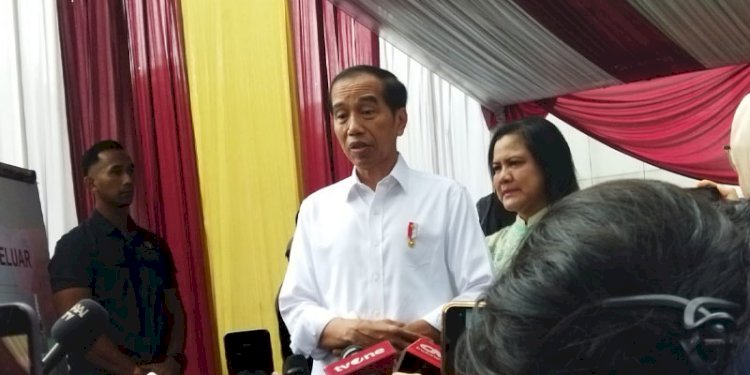 Usai mencoblos, Presiden Joko Widodo menemui wartawan yang sudah menunggunya di TPS/RMOL  