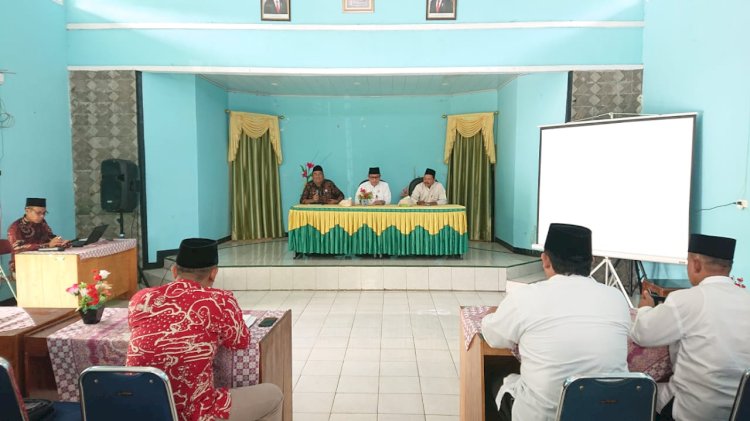 Rapat penentuan Qimad Zakat Fitrah di Aula Sakinah Kemenag Lebong/RMOLBengkulu