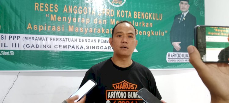 Anggota Komisi II DPRD Kota Bengkulu Ariyono Gumay/rmolbkl.
