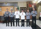 Pimpinan Kanwil Kemenkumham Bengkulu Halal Bihalal Dengan Gubernur Bengkulu 