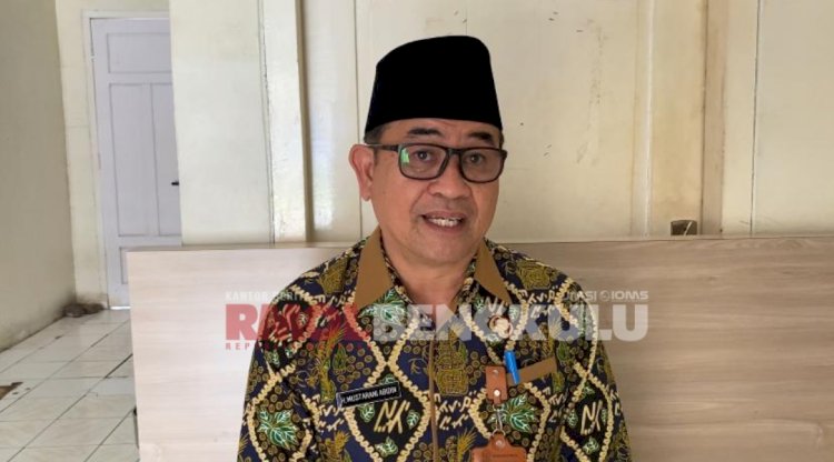 Ketua Pansel Selter JPTP Pemkab Lebong, Mustarani Abidin ditemui di sela-sela pendaftaran tertutup, Kamis (25/4)/RMOLBengkulu